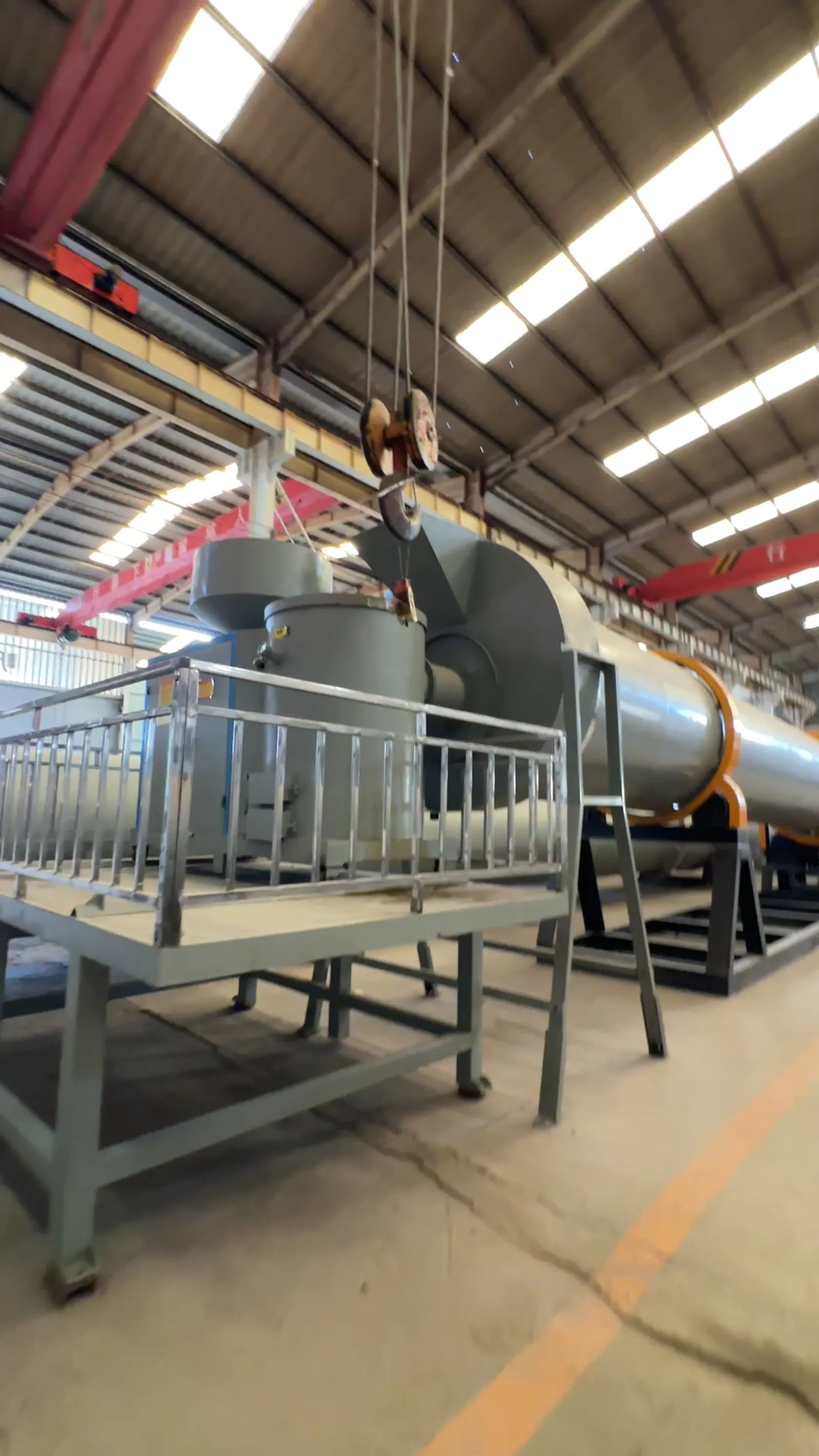 Rotary drum equipment in Wisdom manufacturing context